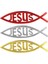Sarı Yeni Cool 3D Hristiyan Isa Balık Sembolü Logo Universal Araba Rozeti Sticker Etiket Araba & Kamyon Dekoratif Sticker (Yurt Dışından) 3