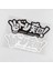 Siyah Yjzt 20.2cm*7.8cm Drift Tengoku Jdm Dekor Aksesuarları Tampon Araba Sticker Vinil Çıkartma Siyahgümüş 4A (Yurt Dışından) 3