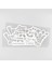 Siyah Yjzt 20.2cm*7.8cm Drift Tengoku Jdm Dekor Aksesuarları Tampon Araba Sticker Vinil Çıkartma Siyahgümüş 4A (Yurt Dışından) 4