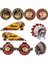 25CM Kişiselleştirilmiş Hint Motosikleti Araba Sticker Hint Rozeti Hint Kafatası Sticker Pvc Vinil Set Sticker Hint Yarış Kaskı Sticker (Yurt Dışından) 2