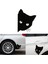 Beyaz Kedi Yüzü Bakan Araba Sticker Çıkartmaları Evcil Hayvan Kedi Motosiklet Dekoratif Çıkartmalar 12*15CM Araba Cam Çıkartmaları Audi A3 Için Araba Sticker (Yurt Dışından) 2