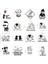 Siyah Stil Stil 3 Sevimli Bebek Tahta Üstü Araba Sticker Pencere Duvar Kapı Motosiklet Araba Çıkartmaları ve Stickerler Otomobil Dış Aksesuarlar Için Araba Stil Otomobil Aksesuarları (Yurt Dışından) 5