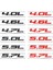 4.6l Etiket 3D Metal 4.0l 4.6l 4.7l 5.0l 5.3l 5.7l Araba Amblemi Bagaj Sticker Etiket Bmw Chevrolet Ford Dodge Toyota Honda Gmc Audi Hyundai - (Yurt Dışından) 2