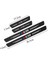 E39 Bmw E36 E39 E46 E60 E90 F30 F10 G20 G30 E30 M Power Performans Aksesuarları Için 4 Adet Su Geçirmez Karbon Fiber Sticker Koruyucu (Yurt Dışından) 1