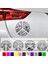 6-Gri Tarzı 28CM Yaratıcılık Tasarım Macera Dünya Barışı Araba Sticker Komik Pencere Vinil Etiketler Araba Stil Kendinden Yapışkanlı Amblem Araba Sticker (Yurt Dışından) 3