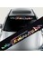 Ihtiyaç 1 Adet Reflektif Araba Stil Ön Cam Dekalı Vinil Sticker Yeni Otomatik Ön Cam Film Sticker Dekorasyon (Yurt Dışından) 1