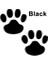 2 Adet Siyah 2 Adet Araba Aksesuarları Araba Sticker Cool Tasarım Pati 3D Hayvan Köpek Kedi Izi Etiket Araba Pvc Sticker Araba Sticker (Yurt Dışından) 1