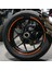 Sarı Renkli Şeritler Yansıtıcı Motokros Motosiklet Tekerlek Sticker ve Etiketler Yansıtıcı Jant Şeridi Kırmızı Turuncu Yeşil (Yurt Dışından) 4