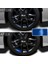 Mavi 6x Yansıtıcı Araç Jant Sticker Vinil Uyarı Etiketi Çizgili Yarış Tekerlek Boyutu Araba Sticker Araba Aksesuarları Sticker (Yurt Dışından) 4