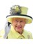 Mavi 3D Araba Cam Sticker Komik Ünlü Araba Arka Cam Sticker Universal Kraliçe Elizabeth Papa Francis Ruth Bader Ginsburg Çıkartmaları (Yurt Dışından) 1