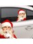 A Noel Baba Araba Cam Stickerları Sağ Sol Taraflı Otomobil Pencere Yapışkanı Vinil Sticker Dekorasyon 1 Adet (Yurt Dışından) 3