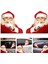 A Noel Baba Araba Cam Stickerları Sağ Sol Taraflı Otomobil Pencere Yapışkanı Vinil Sticker Dekorasyon 1 Adet (Yurt Dışından) 4