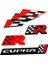 R R Çıkartması Seat Alhambra Altea Arona Arosa Ateca Cordoba R Cupra Exeo Ibiza Leon Mii Tarraco Toledo Fiat Için Araba Sticker Izgara Rozeti Amblemi (Yurt Dışından) 2