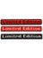Pembe Bmw Audi Honda Opel Toyota Mercedes Mazda Nissan Hyundai Ford Jeep Için 3D Metal Limited Edıtıon Amblem Rozet Araba Sticker Yapışkanı (Yurt Dışından) 5