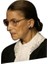 Ruthbaderginsburg L 3D Araba Cam Sticker Komik Ünlü Araba Arka Cam Sticker Universal Kraliçe Elizabeth Papa Francis Ruth Bader Ginsburg Çıkartmaları (Yurt Dışından) 1