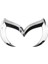 Gümüş Rengi Mazda Cx-5 Cx-6 Cx5 Cx3 Cx-3 Axela Atenza Aksesuarları Için Jameo Auto Ar Stil Otomatik Amblem 3D Etiket Logo Sticker (Yurt Dışından) 1