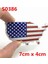 S0386 Ford Cadillac Dodge Ram Toyota Honda Için Araba Tasarımı Otomatik Abd Sticker 3D Amerikan Bayrağı Rozet Amblem Çıkartma Süsleme (Yurt Dışından) 1
