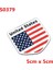 S0386 Ford Cadillac Dodge Ram Toyota Honda Için Araba Tasarımı Otomatik Abd Sticker 3D Amerikan Bayrağı Rozet Amblem Çıkartma Süsleme (Yurt Dışından) 3