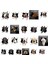 20CM x 20CM Otomobil Arka Cam Köpek Kırık Cam Stickerler Elektrostatik 3D Simülasyon Fransız Bulldog Araba Stickerlar Vinil Etiketler (Yurt Dışından) 2