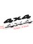 Gümüş Araba Sticker Aqtqaq 3D 4x4 Dört Tekerlekten Çekişli Araba Sticker Logo Amblemi Etiketler Araba Süsleme Aksesuarları Için Frod Bmw Lada Honda Audi Toyota (Yurt Dışından) 4