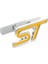 Kahverengi Ford Focus St Fiesta Ecosport Için Ön Izgara Amblemi Araba Sticker Araç Stil Amblem Auto Izgara Rozeti. (Yurt Dışından) 1