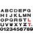 C Stili 25MM Metal Dıy Harfler Alfabe Amblem Sayılar Krom Etiketleme Araba Sticker Dijital Rozet Aksesuarları Motosiklet (Yurt Dışından) 4