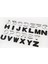 S Tarzı 25MM Metal Dıy Harfler Alfabe Amblem Sayılar Krom Etiketleme Araba Sticker Dijital Rozet Aksesuarları Motosiklet (Yurt Dışından) 3