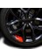 Kırmızı 6 Adet Yansıtıcı Araba Tekerlek Jant Vinil Sticker Kılavuz Işareti Şerit Yarış Tekerlek Göbek Etiketleri 18 - 21 Boyutu Için Dekoratif Sticker (Yurt Dışından) 3
