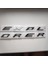 Gümüş Rengi Ford Explorer Için Uyan Abs Araba Amblemi Ön Kaput 3D Harf Sticker - Parlak Gümüş (Yurt Dışından) 3