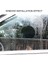 2 Adet 80MMX80MM Yağmura Dayanıklı Net Araba Film Arka Görüş Aynası Koruma Su Geçirmez Film Otomatik Pencere Cam Sticker Film - (Yurt Dışından) 5