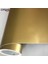 10CM x 152CM Öz Yapışkanlı Pvc Altın Mat Vinyl Sarma Araba Sticker Etiket Hava Tahliye ile Araba Kaplama Folyo (Yurt Dışından) 2
