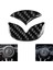 Mazda Axela Atenza Cx-5 Cx-4 Için Karbon Fiber Araba Direksiyon Logosu Etiketleri Eğlenceli Dekoratif Sticker (Yurt Dışından) 1