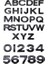 x Stili 25 mm Araba ve Motosikletler Için Su Geçirmez Metal Harf ve Rakam Sticker Çıkartmaları (Yurt Dışından) 1