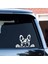 2 Adet Araba Sticker Patiler Yukarı Fransız Bulldog Frenchie Bully Köpek Süsleme Vinil Araba Sticker Yansıtıcı Lazer 3D Araba Sticker Araba Stil Amac: (Yurt Dışından) 2