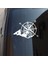 Siyah Dağ Pusula Araba Sticker Moda Lazer Renkli Araba Çıkartması Otomobil Gövde Stil Dekorasyon Sticker Arka Cam Çıkartmaları (Yurt Dışından) 5