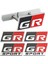 Mat gr Izgara Toyota Hv Yaris Rz Rc Rs Prius Lexus Harrier Grmn Logo Sticker Için Araba Sticker gr Sport Etiketi Ön Kaput Izgara Amblemi Badge E-Ticaret Başlık (Yurt Dışından) 2