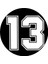 13X13CM Dalgalanın Komik Sayı 13 Vinil Araba Sticker Yansıtıcı Su Geçirmez Araba Stickerlar Araba Motosiklet Aksesuarları Dekorasyonları Için (Yurt Dışından) 1