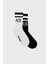 Streç Pamuklu Logolu ve Şeritli 2 Pack Çorap Erkek Çorap 953030 CC650 00121 1