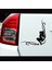 25X25,4 cm CK2992# Kız Camın Köşesinde Komik Araba Sticker Vinil Çıkartma Su Geçirmez Araba Oto Çıkartmalar Araba Kamyon Üzerinde (Yurt Dışından) 1