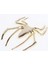 Altın Araba Sticker Metal 3D Örümcek Araba Logosu Altın Gümüş Araba Stil Aksesuarları Metal Sticker Krom Örümcek Rozeti Amblem (Yurt Dışından) 1