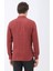 Kiremit Çizgili Regular Fit Dokuma Casual Gömlek 5
