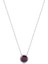 Garnet Zirconia Taşlı Moon Kolye 1