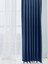 Alaska Keten Fon Perde Lacivert Tek Kanat (Pilesiz) 4