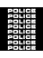 Gümüş Rengi Volkrays 8 x Kişilik Araba Sticker Polis Yansıtıcı Etiketler Çıkartmalar Motosiklet Dekoratif Aksesuarlar Siyahgümüş, 16CM*2CM (Yurt Dışından) 1