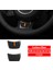 Kırmızı Audi A1 A3 A4 A5 A6 A7 Için Karbon Fiber Direksiyon Stickerları - Araba Aksesuarları (Yurt Dışından) 2