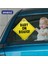 C Araba Sticker Bebek Arabada Sallanan Uyarı Güvenlik Işareti Sticker Vinil Etiket Araç Cam Sticker Araba Aksesuarları (Yurt Dışından) 3