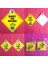 C Araba Sticker Bebek Arabada Sallanan Uyarı Güvenlik Işareti Sticker Vinil Etiket Araç Cam Sticker Araba Aksesuarları (Yurt Dışından) 5