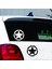 Beyaz 1 Adet Beş Köşeli Yıldız Araba Stickerları 15CM*15CM Ordu Yıldızı Grafik Çıkartmaları Motosiklet Araba Gövde Pencere Çıkartmaları Vinil Araba Stil Kaplama Sıcak (Yurt Dışından) 3