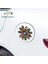 YT-173922-13CM Çiçek Gücü Barış Karavanı Araba Stickerları Araba Aksesuarı Vinil Komik Kişilik Sticker 13CM x 12.3cm (Yurt Dışından) 4