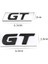 Gri Peugeot Hyundai Gt Bmw X6 X5 Kıa Forte Optima Picanto Stinger Renault Ford Focus Mondeo Için Gt Araba Sticker Rozeti Amblem Çıkartmaları (Yurt Dışından) 3